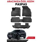 Chery Tiggo 8 Pro 7 Koltuk 2025 Model Araca Özel Havuzlu Paspas Takım - Siyah
