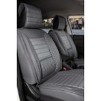 Chery Tiggo ile Uyumlu Lüx Deri Oto Koltuk Kılıfı Ön Arka Takım Saturn Füme