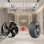 Chery Tiggo8 Uyumlu Nokian235/55R18 Dört Mevsim Lastiği 4 Adet Yılı:2025+Dy1208 Bd 18"Jant 4 Adet