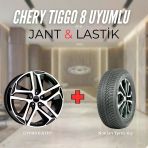 Chery Tiggo8 Uyumlu Nokian235/55R18 Kış Lastiği 4 Adet Yılı:2024+Dy898 Bd 18"Jant 4 Adet
