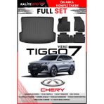 Chery Yeni Tiggo 7 2026 ve Sonrası 4d Havuzlu Paspas Takımı ve Bagaj Havuzu Seti - Siyah