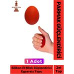 Chesstra Özel Üretim Yüksek Kalite Silikon El Bilek Çalıştırma Güçlendirme El Egzersiz Fizik Tedavi Masaj Topu - Kırmızı