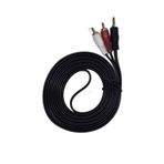 chester 3 Metre 2 RCA to AUX Kablo - 3.5 mm Stereo Jack Ses Aktarım Kablosu - Kırmızı Beyaz Tos Fiş