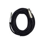 chester 5 Metre 6.35 mm to XLR Dişi Ses Kablosu - Çivi Jak to XLR Konnektör Mikser ve Amfi Kablosu