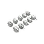 chester DC Motor 3V-6V Mikro Hobi Motoru Deney Seti Robotik Proje Oyuncak Motoru Küçük Güçlü Motor 10 Adet