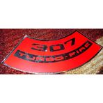 CHEVROLET 307 TURBO-FIRE AIR CLEANER TOP LID DECAL For Chevelle, El Camino, Caprice, Camaro, Impala, Chevy II and Bel Air - STICKER - CHEVY