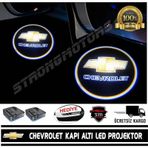 Chevrolet Araçlar İçin Pilli Kapı Altı Led Hayalet Logo