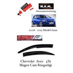 CHEVROLET AVEO 2006 - 2013 MODEL 4'LÜ MUGEN CAM RÜZGARLIĞI