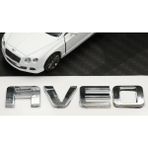Chevrolet Aveo Bagaj 3m 3D Krom Abs Yazı Logo Amblem - 0.1