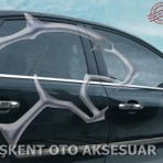 Chevrolet Aveo Sedan 2012 Üzeri 4 Parça Krom Cam Çıtası