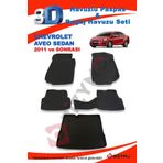 Chevrolet Aveo Sedan Havuzlu 3D 2011-2016 Paspas ve Bagaj Havuzu