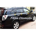 Chevrolet Captiva P.Çelik 2006 Üzeri 6 Parça Krom Cam Çıtası