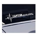 Chevrolet Captiva Yan Cam Sticker Oto Kapı Aksesuar 20cmx7cm