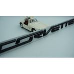 Chevrolet Corvette Bagaj Siyah Metal 3M 3D Yazı Logo Arma