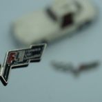 Chevrolet Corvette F1 Logo Çamurluk Yanı 3M 3D Metal Logo Amblem