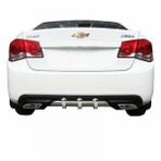 Chevrolet cruze difüzör arka tampon çift çıkış egzoz gri