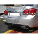 Chevrolet Cruze Difüzör Arka Tampon Çift Egzoz Çıkışlı