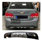 Chevrolet Cruze Difüzör Arka Tampon Eki 2 Egzoz Çıkışlı Gri