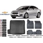 Chevrolet Cruze Sedan 2016 Model Sol Kulak Bagaj Havuzu Araca Özel Siyah Extra Havuzlu Paspas Takımı