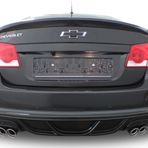 Chevrolet Cruze Uyumlu Sedan (2009 - 2013) Arka Tampon Eki - Difüzör (Plastik)