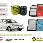 Chevrolet Lacetti 1.4 / 1.6 Filtre Bakım Seti 2005-2013 FİLTRON