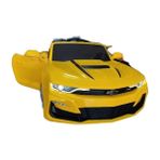 Chevrolet Lisansli Chevrolet Camaro! 12V, 2 Motor, Kumandalı, Cep Kontrollu, Fm Radyo Akülü Araba! - Sarı