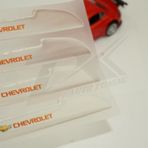 Chevrolet Logo Kapı Kenarı Koruma Şeffaf Kauçuk 3m Band New Style