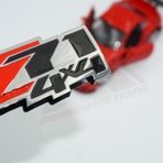 Chevrolet Silverado Z71 4x4 Off Road Bagaj 3m Krom Metal Logo