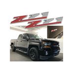 Chevrolet Silverado Z71 Off Road Çamurluk Yanı 3M Krom Metal Logo (547312355)