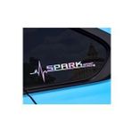 Chevrolet Spark Yan Cam Sticker Oto Kapı 20 Cm X 7 Cm Holo-Chroma