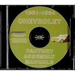 Chevy Assembly Manual CD Impala Bel Air Biscayne 1961 1962 1963 1964 Chevrolet