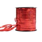 Chexin Kırmızı parlak hediye bandı, 500 m kırmızı çizgili bant, kırmızı balon bandı, kurdele bandı, polyband dekorasyon bandı, hediye paketi için, doğum günü, düğün, Noel, el işi, çiçekçi parti