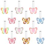 CHGCRAFT 12 adet 6 stil yelken bezi yüksek ayakkabı Charm akrilik kelebek ayakkabı Charm pirinç klipsli spor ayakkabı DIY gündelik ayakkabı bağcığı Charms aksesuar, Pirinç