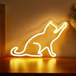 Chi-buy Kedi LED Neon Tabela Neon Işık USB Powered Gece Lambası, 3D Duvar Sanatı Dekor Neon Tabelalar Yatak Odası Oturma Odası Dekor lamba Çocuklar Çocuklar Kızlar için Tatil Hediyesi (Sıcak Beyaz)