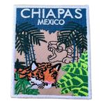 Chiapas Meksika Yama (3,5 inç) Ütü/Dikilebilir Rozet Maya Tapınağı Seyahat Hatıra Amblemi Chichen Itza Yucatan Hediye Yamaları