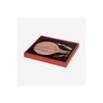 Chiara Alessi Acacia Elegance Kahverengi Ahşap Peynir Sunum Tabağı 26 X 18 X 1,5 Cm
