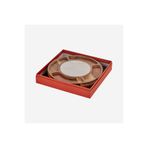 CHIARA ALESSI Acacia Elegance Kahverengi Akasya Peynir Sunum Tabağı 33,5 Cm