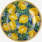 Chiara Alessi Capri Mavi Melamin Kahvaltı Tabağı 23 cm - Mavi - Sarı