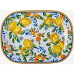 Chiara Alessi Capri Mavi Melamin Servis Tabağı 44 cm