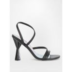 Chiara Ferragni CF3341_001 Siyah Topuklu Kadın Sandalet