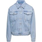 Chiara Ferragni Indigo Kadın Denim Ceket 74CBS400 - 44 - İndigo