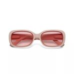Chiara Toz Pembe Unisex Güneş Gözlüğü Pembe Degrade