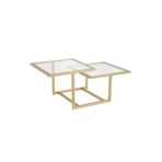 Chic Gold Metal Cam Orta Sehpa