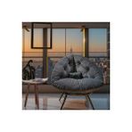 Chic Modern Berjer | Tay Tüyü Kumaşlı Ergonomik Tekli Koltuk | Kitap Okuma ve Rahat Dinlenme Koltuğu Gri