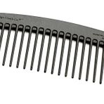 Chicago Comb Model 10 Karbon Fiber, Kompakt Geniş Dişli Tarak, ABD'de üretilmiştir, Anti-Statik, 12,7 cm (12,7 cm) Uzunluğunda, Grafit Siyah
