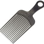 Chicago Comb Model 11 Karbon Fiber, Büyük Saç Penası, Antistatik, 7,5 inç (19 cm), ABD'de üretilmiştir, Grafit siyah, X-Large