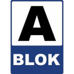 ChicArt Design Studio A Blok Pvc Plakalı Uyarı Levhası Dekota Dijital Uv Baskı Yapışkanlı 12.5X17.5 cm