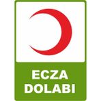 ChicArt Design Studio Ecza Dolabı Pvc Plakalı Uyarı Levhası Dekota Dijital Uv Baskı Yapışkanlı 12.5X17.5