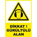 ChicArt Design Studio Güvenlik Önlemleri Almadan Işe Başlama Pvc Uyarı Levhası Dekota Dijital Uv Baskı Yapışkanlı 25X35