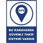 ChicArt Design Studio Karavanda Güvenli Takip Sistemi Pvc Plakalı Uyarı Levhası Dekota Dijital Uv Baskı 25X35 - 402 Adet